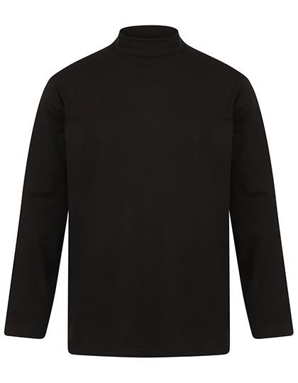 Henbury - Roll-Neck Long-Sleeve Top