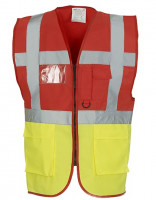 Red, Hi-Vis Yellow