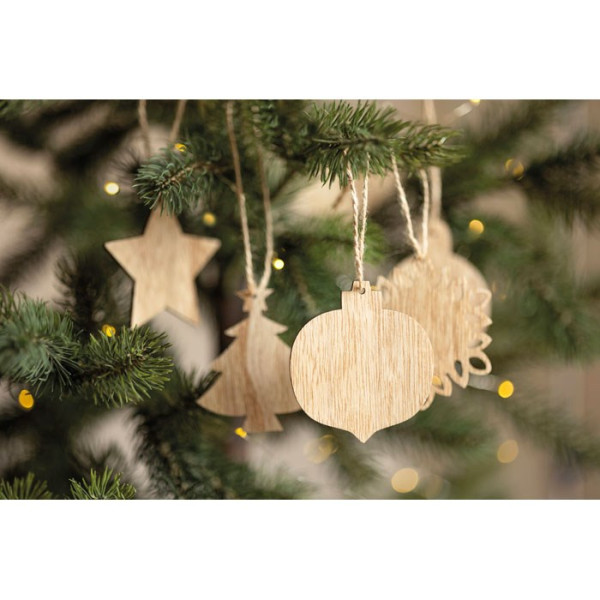 CHRISET - Weihnachtsschmuck Holz