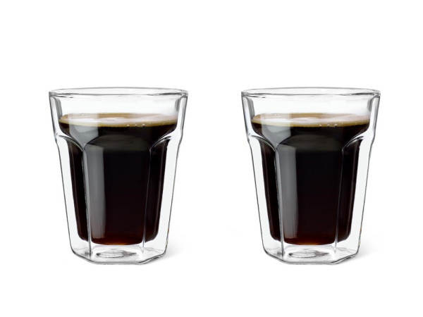 Doppelwandiges Glas Kaffee
