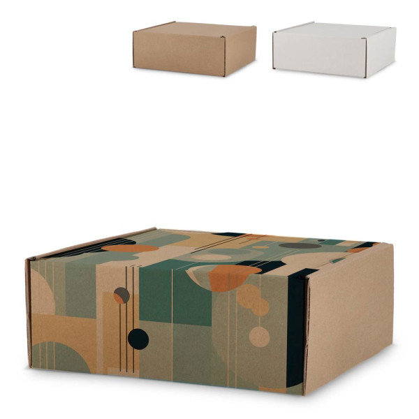 Individuelle Geschenkverpackung für 4 Tassen 24,3x24,3x9,9 cm