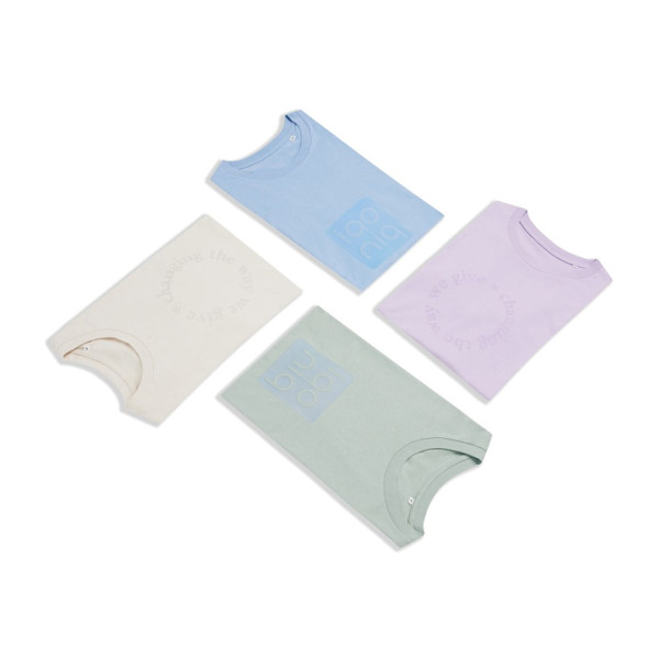 IQONIQ Manuel ungefärbtes T-Shirt aus recycelter Baumwolle